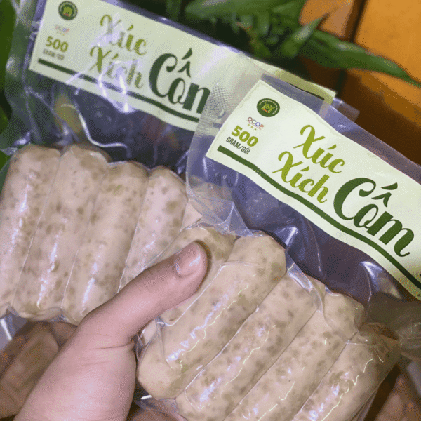 Xúc xích cốm